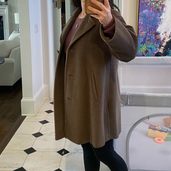 Max Mara brown wool 3/4 length 100% wool coat - Picture 10 of 13